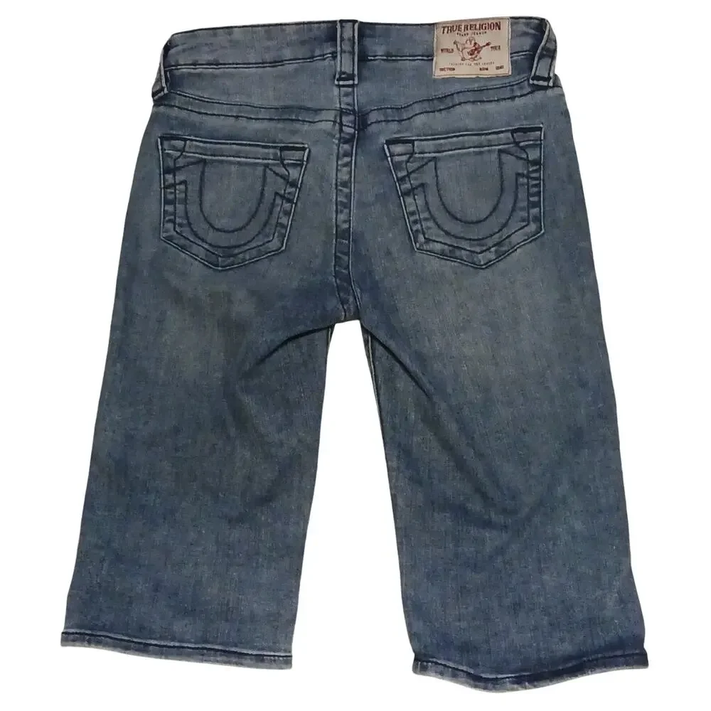 True Religion Riley Low-rise Knee Length Shorts Womens 26 26Wx13L EUC! - Picture 1 of 8